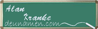 Alan Kranke Visitenkarte